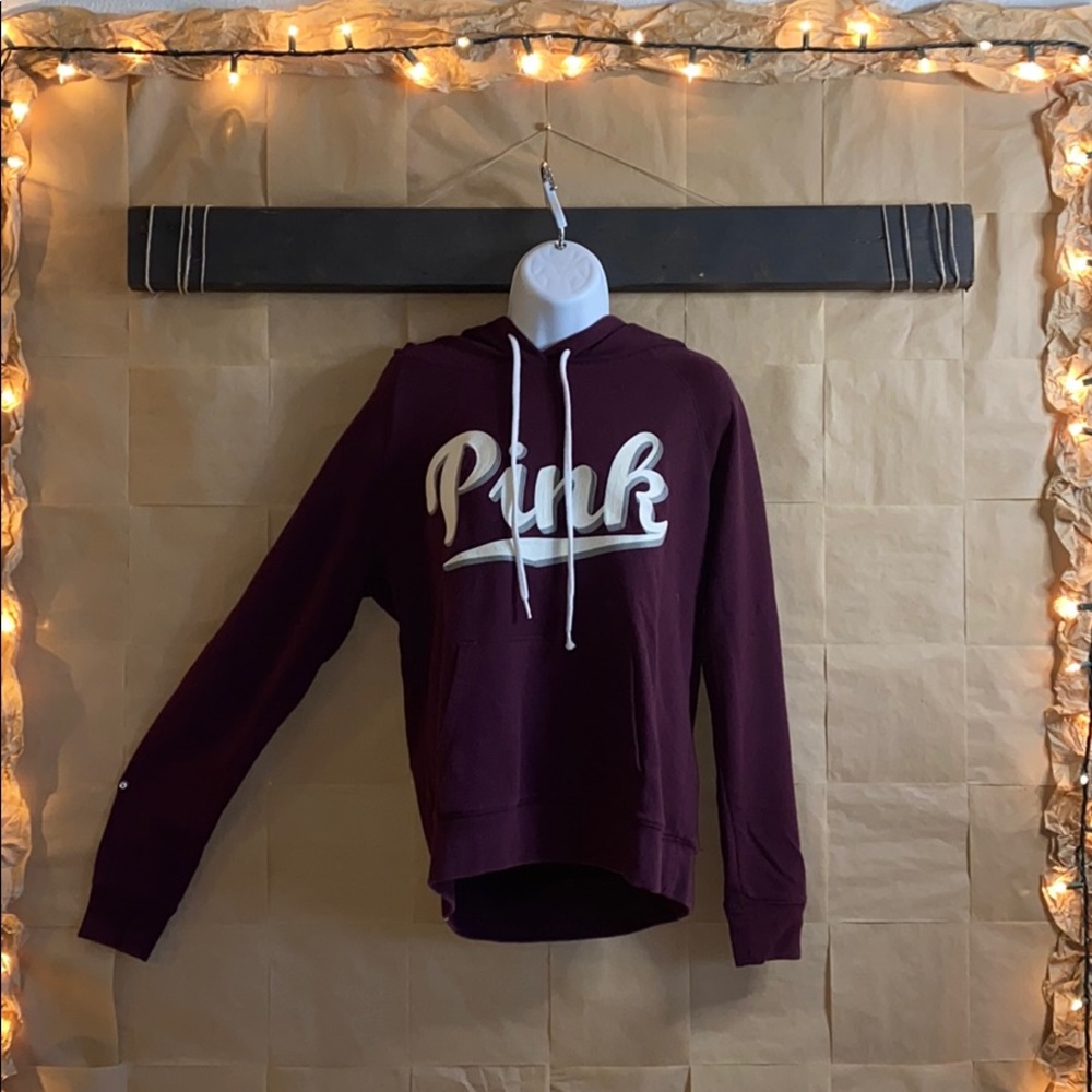 Pink Maroon Hoodie